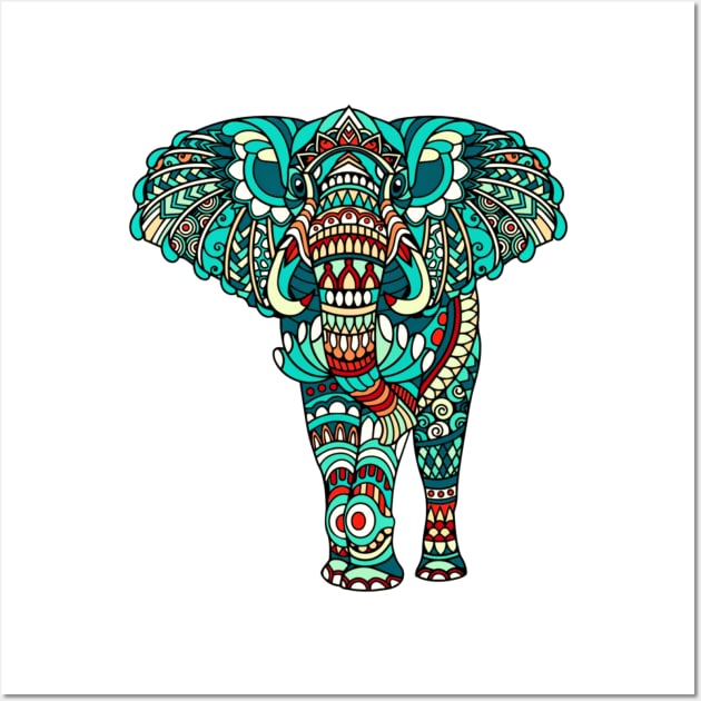 Mandala Elephant Wall Art by ArtJoy